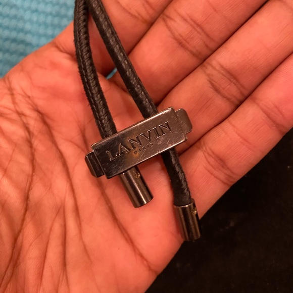 Lanvin Black Suede Drawstring Boots - Picture 5 of 11